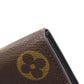 LOUIS VUITTON Long Wallet Purse M80726 Monogram reverse Brown Portefeuille Sara Women Used Authentic