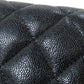 CHANEL Long Wallet Purse Calfskin black Boy chanel Women Used Authentic