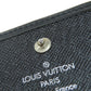 LOUIS VUITTON Bifold Wallet M63482 Epi black Porto Monnaie Vie Carte Credit Women Used Authentic