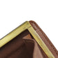 LOUIS VUITTON Bifold Wallet M61663 Monogram canvas Brown Portomon Vienova Women Used Authentic