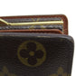 LOUIS VUITTON Bifold Wallet M61663 Monogram canvas Brown Portomon Vienova Women Used Authentic