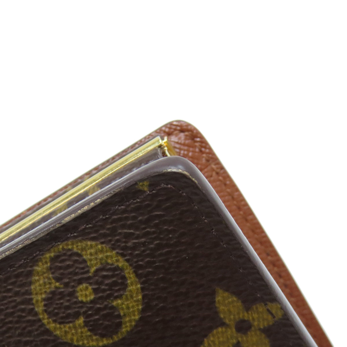 LOUIS VUITTON Bifold Wallet M61663 Monogram canvas Brown Portomon Vienova Women Used Authentic