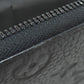 LOUIS VUITTON Long Wallet Purse M69047 Ann Platt black Zippy wallet Vertical Women Used Authentic