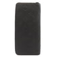LOUIS VUITTON Long Wallet Purse M69047 Ann Platt black Zippy wallet Vertical Women Used Authentic