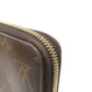 LOUIS VUITTON Long Wallet Purse M41896 Monogram canvas Brown Zippy wallet Women Used Authentic