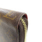 LOUIS VUITTON Long Wallet Purse M41896 Monogram canvas Brown Zippy wallet Women Used Authentic
