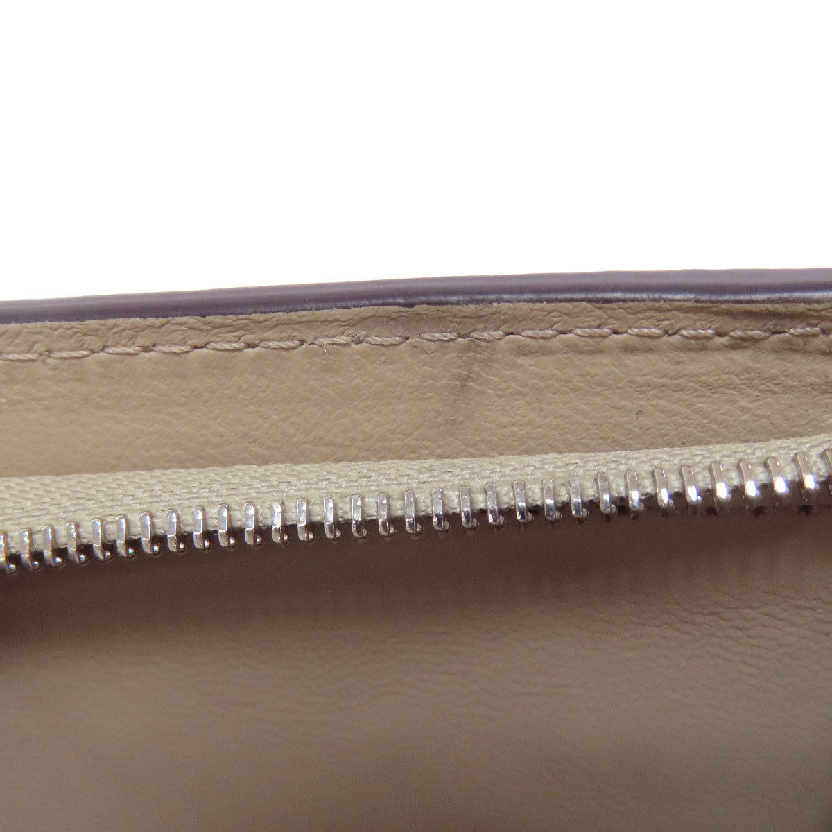 LOUIS VUITTON Bifold Wallet M62542 Monogram Mahina beige Portefeuille Iris Compact Women Used Authentic