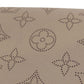 LOUIS VUITTON Bifold Wallet M62542 Monogram Mahina beige Portefeuille Iris Compact Women Used Authentic