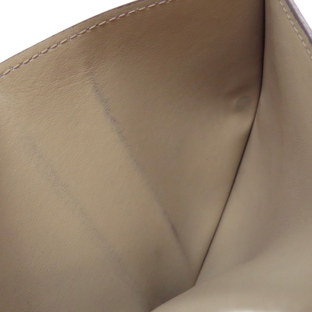 LOUIS VUITTON Bifold Wallet M62542 Monogram Mahina beige Portefeuille Iris Compact Women Used Authentic