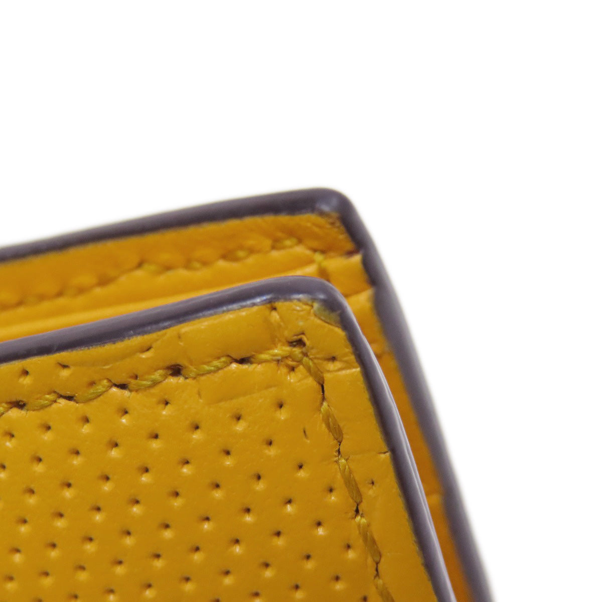 GUCCI Bifold Wallet 625555 leather yellow GG emboss mens Used Authentic