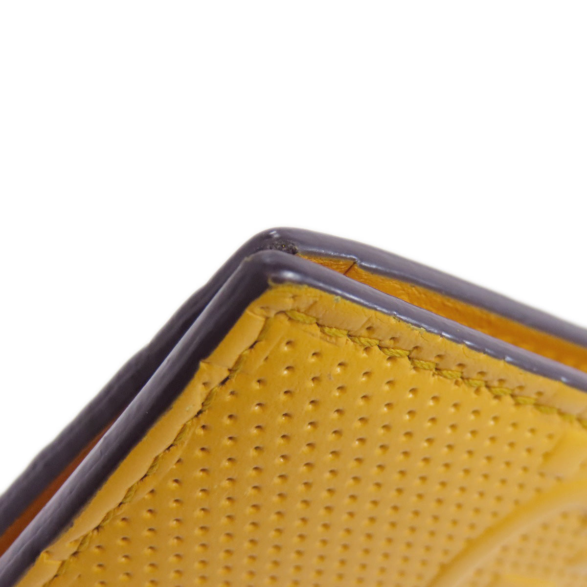 GUCCI Bifold Wallet 625555 leather yellow GG emboss mens Used Authentic