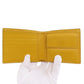 GUCCI Bifold Wallet 625555 leather yellow GG emboss mens Used Authentic