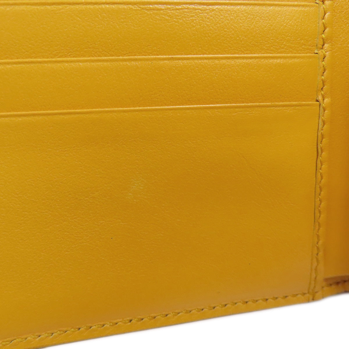 GUCCI Bifold Wallet 625555 leather yellow GG emboss mens Used Authentic