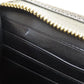 LOEWE Long Wallet Purse leather gray Zip Around Women Used Authentic