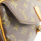 LOUIS VUITTON Shoulder Bag M51226 Monogram canvas Brown Geneufeille