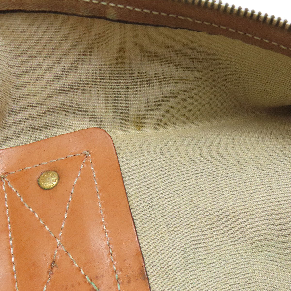 CELINE Boston Duffel bag PVC Brown Macadam