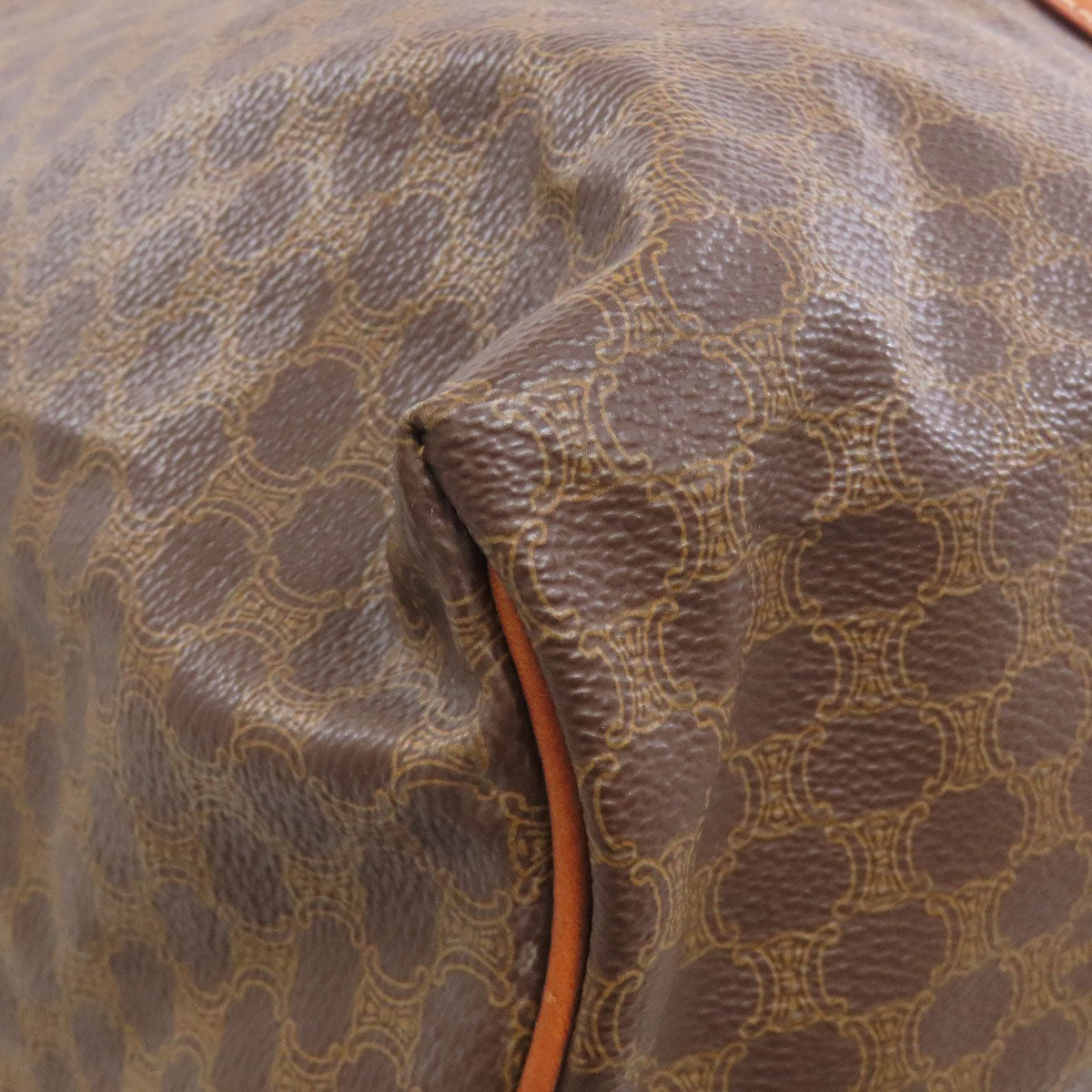 CELINE Boston Duffel bag PVC Brown Macadam