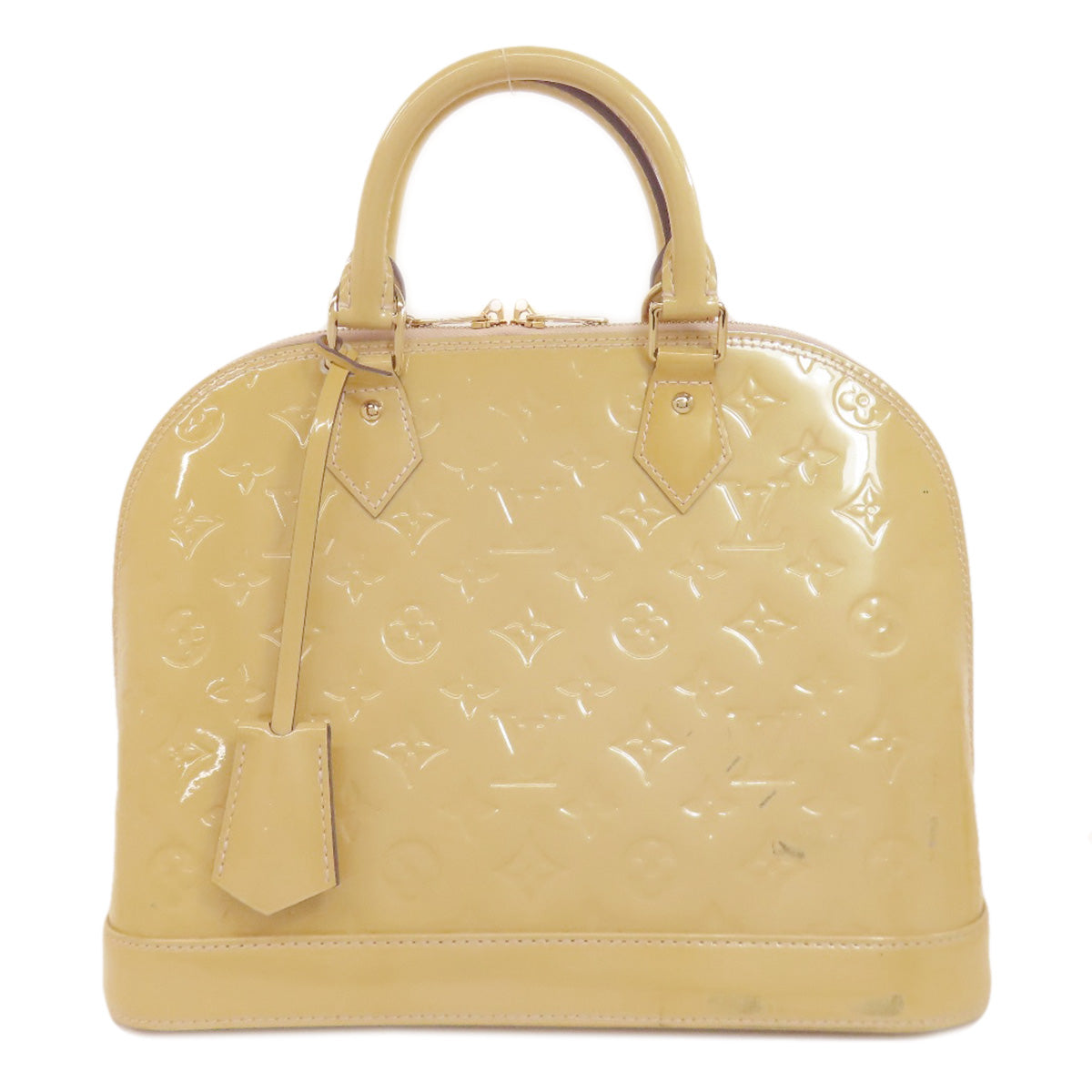 LOUIS VUITTON Handbag M90101 Vernis yellow Alma PM