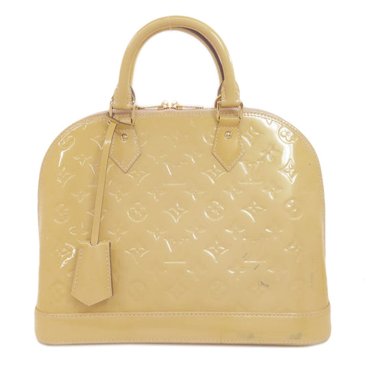 LOUIS VUITTON Handbag M90101 Vernis yellow Alma PM