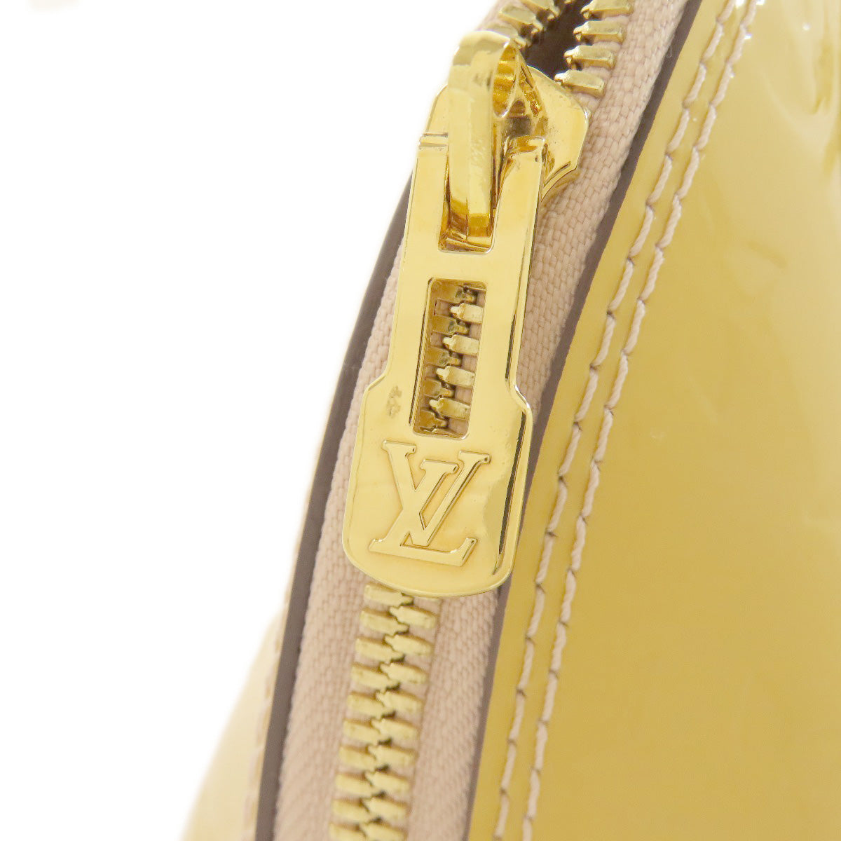 LOUIS VUITTON Handbag M90101 Vernis yellow Alma PM
