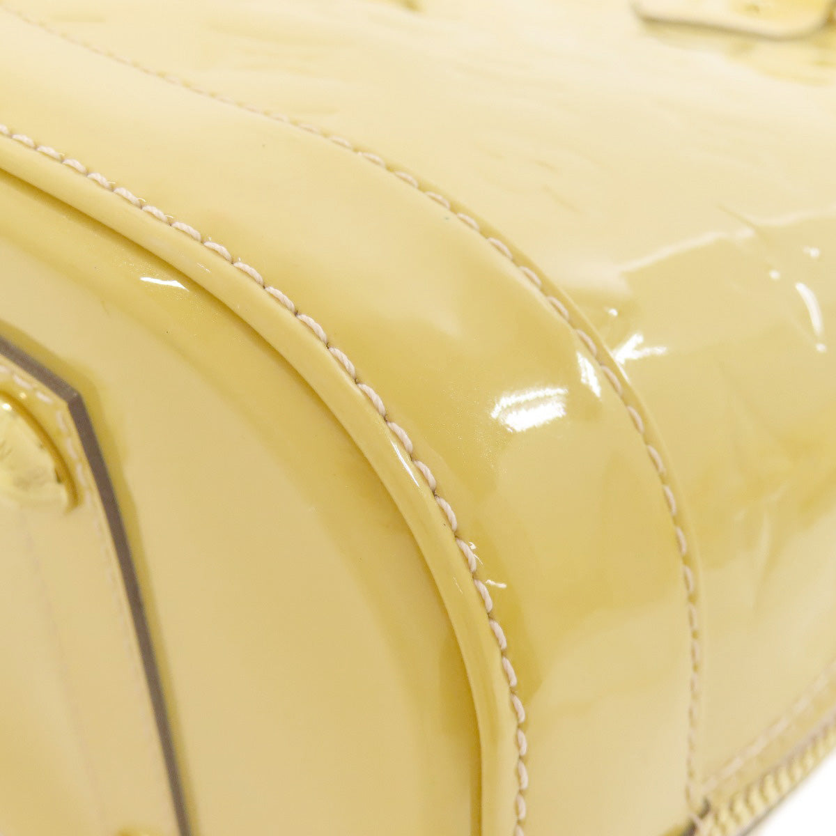 LOUIS VUITTON Handbag M90101 Vernis yellow Alma PM
