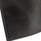 CHANEL Long Wallet Purse Calfskin black stitch Women Used Authentic