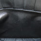 CHANEL Long Wallet Purse Calfskin black stitch Women Used Authentic