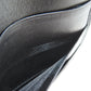 CHANEL Long Wallet Purse Calfskin black stitch Women Used Authentic