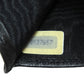 CHANEL Long Wallet Purse Calfskin black stitch Women Used Authentic