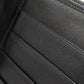 CHANEL Long Wallet Purse Calfskin black stitch Women Used Authentic