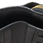 BALENCIAGA Bifold Wallet 650871 leather black logo Women Used Authentic