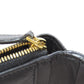 BALENCIAGA Bifold Wallet 650871 leather black logo Women Used Authentic