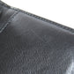 BALENCIAGA Bifold Wallet 650871 leather black logo Women Used Authentic