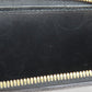 BALENCIAGA Bifold Wallet 650871 leather black logo Women Used Authentic