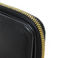 BALENCIAGA Bifold Wallet 650871 leather black logo Women Used Authentic