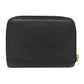 BALENCIAGA Bifold Wallet 650871 leather black logo Women Used Authentic