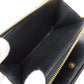 BALENCIAGA Bifold Wallet 650871 leather black logo Women Used Authentic