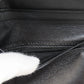 BALENCIAGA Bifold Wallet 650871 leather black logo Women Used Authentic