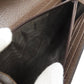GUCCI Long Wallet Purse 523153 PVC Brown Ophidia GG Continental Women Used Authentic