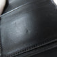 CELINE Bifold Wallet Calfskin black Small flap wallet Triomphe Women Used Authentic