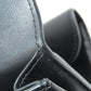 CELINE Bifold Wallet Calfskin black Small flap wallet Triomphe Women Used Authentic