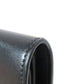 CELINE Bifold Wallet Calfskin black Small flap wallet Triomphe Women Used Authentic