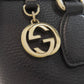 GUCCI Handbag 449659 leather black Outlet Interlocking G Charm