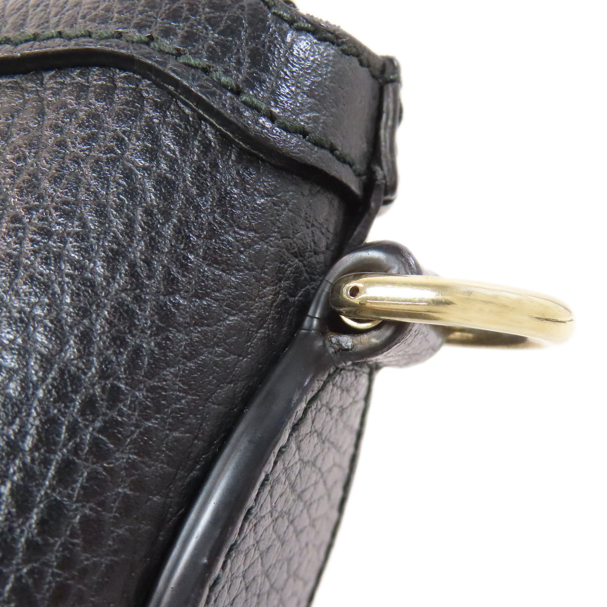 GUCCI Handbag 449659 leather black Outlet Interlocking G Charm