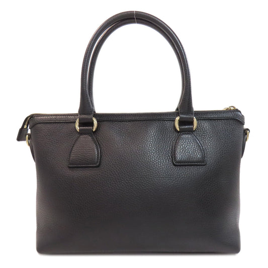 GUCCI Handbag 449659 leather black Outlet Interlocking G Charm