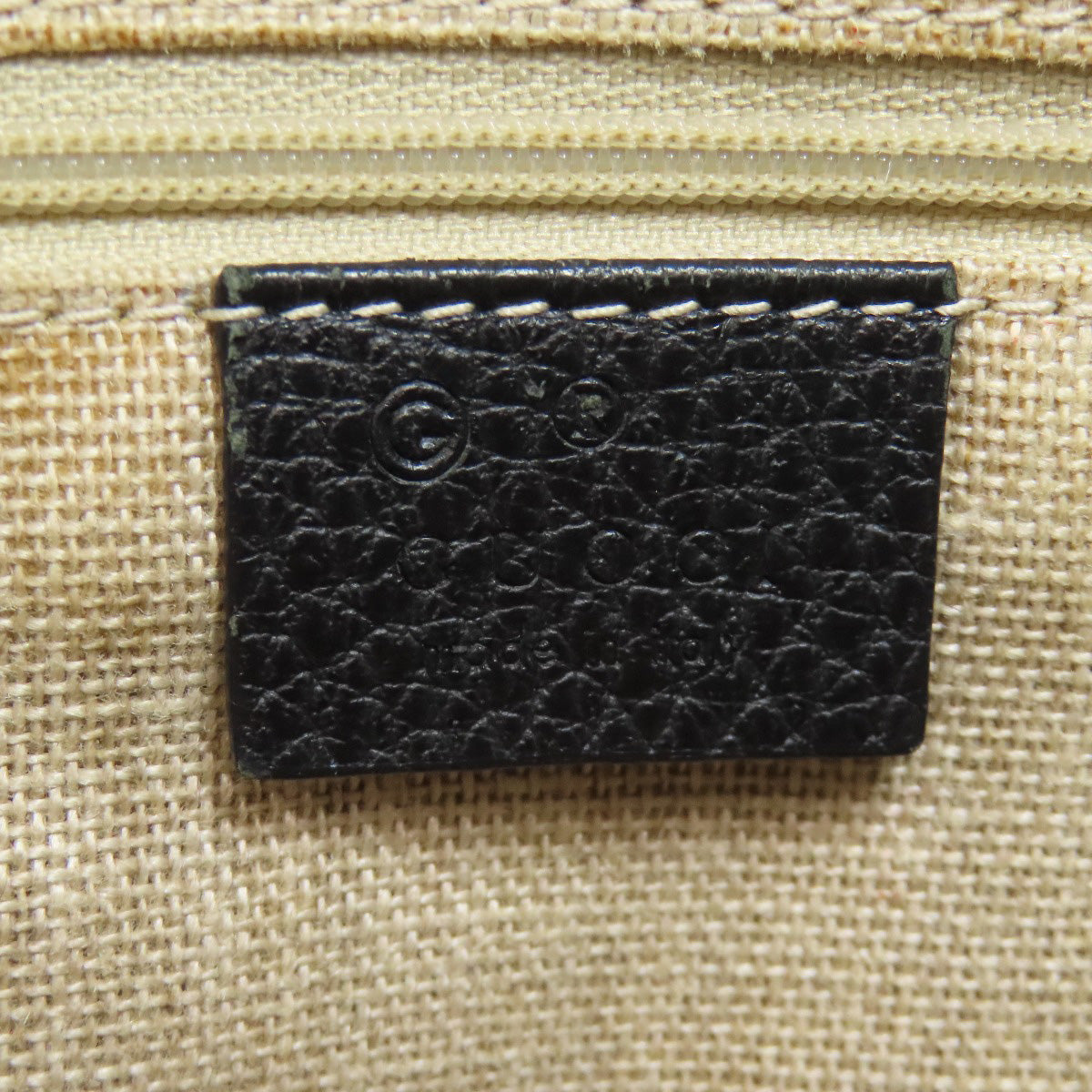 GUCCI Handbag 449659 leather black Outlet Interlocking G Charm