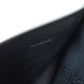 BURBERRY Bifold Wallet leather black TB logo Women Used Authentic