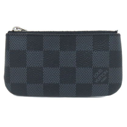 LOUIS VUITTON Coin case N60155 Damier canvas gray Pochette Kle mens Used Authentic