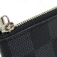 LOUIS VUITTON Coin case N60155 Damier canvas gray Pochette Kle mens Used Authentic