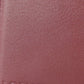 LOEWE Bifold Wallet Calfskin Red Compact Wallet Anagram Women Used Authentic